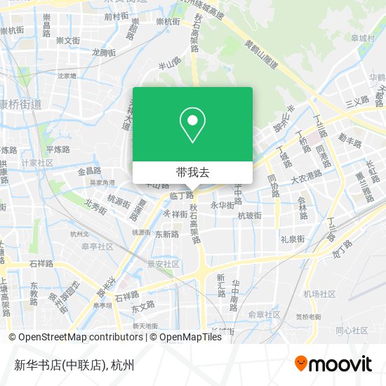 新华书店(中联店)地图