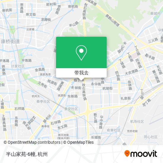 半山家苑-6幢地图