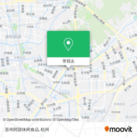 苏州阿甜休闲食品地图