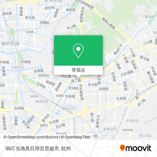 响叮当渔具日用百货超市地图