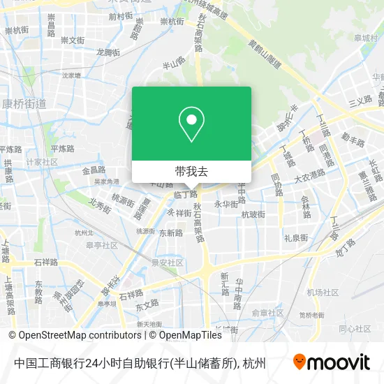 中国工商银行24小时自助银行(半山储蓄所)地图