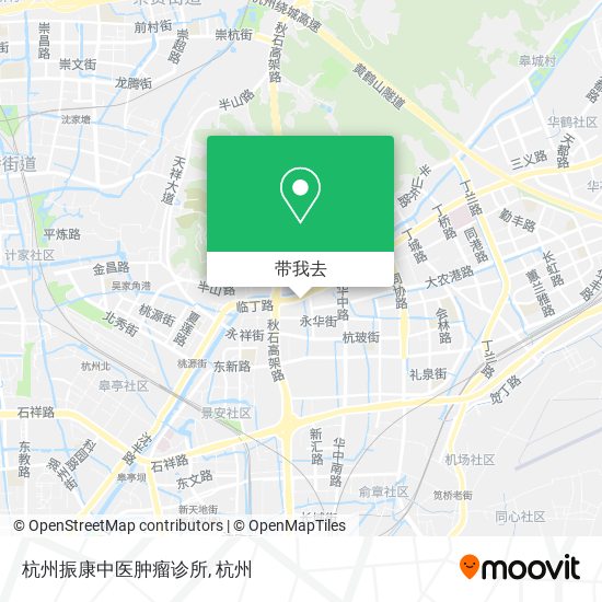 杭州振康中医肿瘤诊所地图