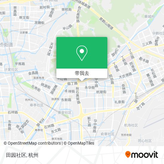 田园社区地图