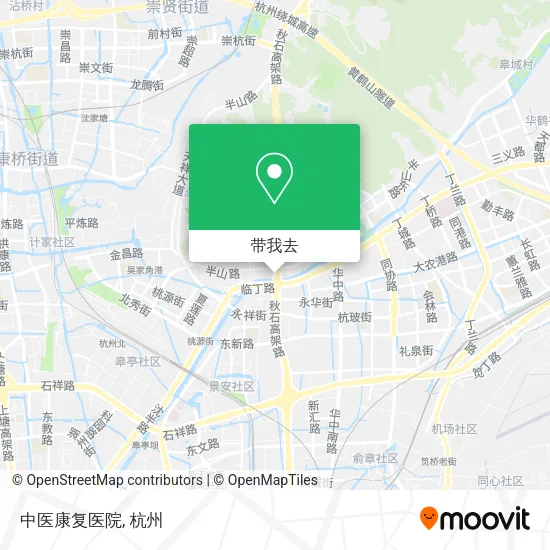 中医康复医院地图