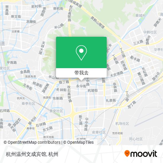 杭州温州文成宾馆地图