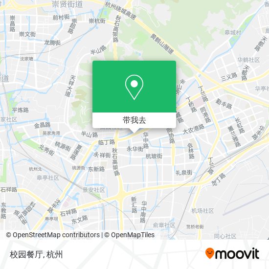 校园餐厅地图