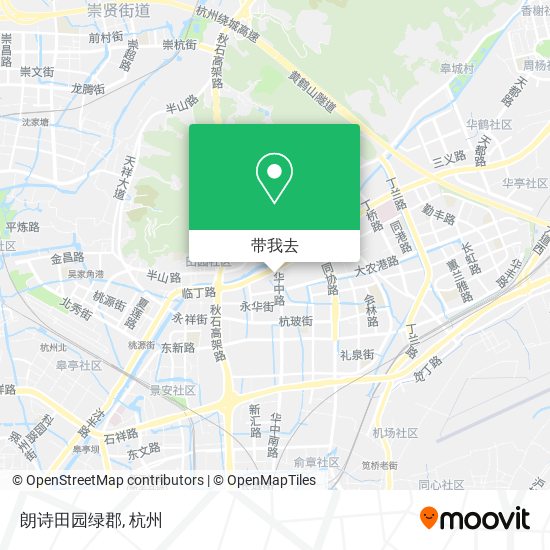 朗诗田园绿郡地图