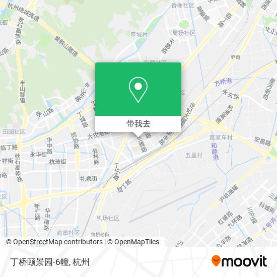 丁桥颐景园-6幢地图