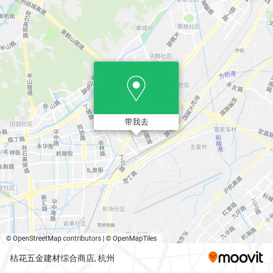 桔花五金建材综合商店地图