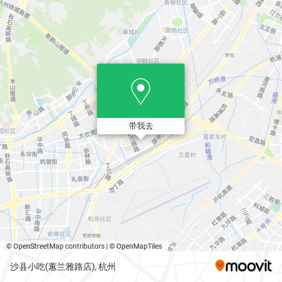 沙县小吃(蕙兰雅路店)地图
