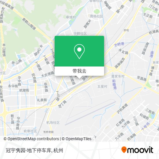 冠宇隽园-地下停车库地图