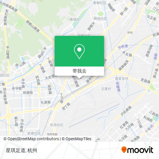 星琪足道地图