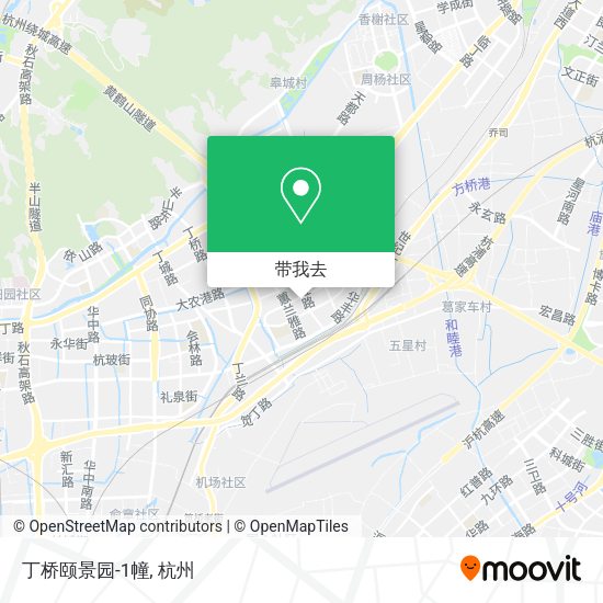 丁桥颐景园-1幢地图