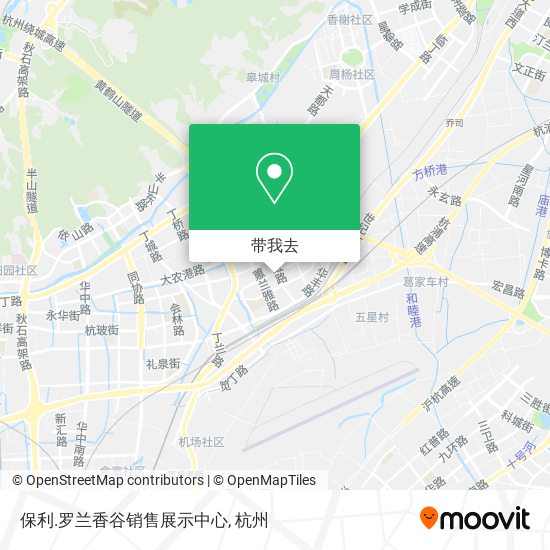 保利.罗兰香谷销售展示中心地图