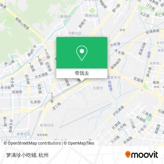 箩满珍小吃铺地图
