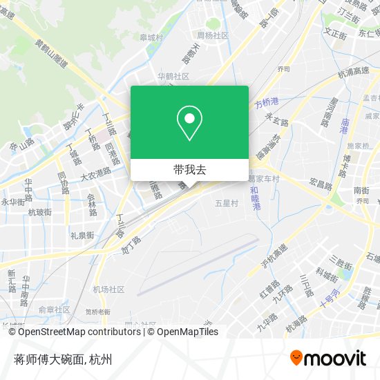蒋师傅大碗面地图