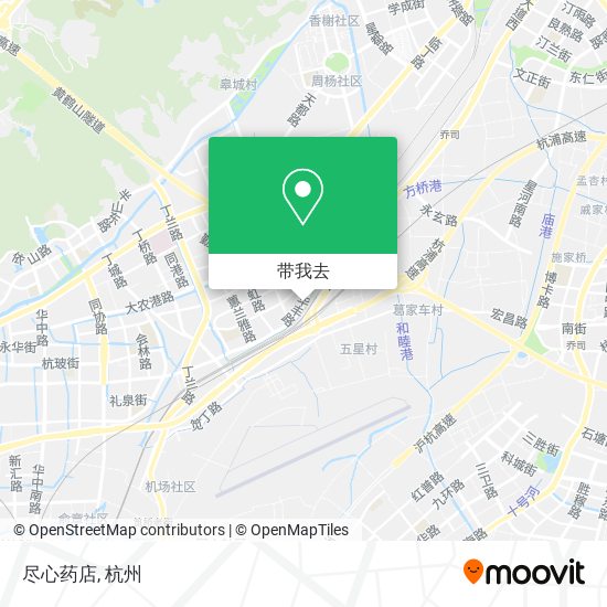 尽心药店地图