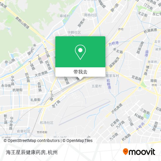 海王星辰健康药房地图