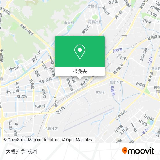 大程推拿地图