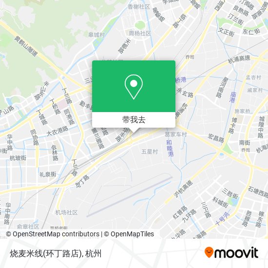 烧麦米线(环丁路店)地图