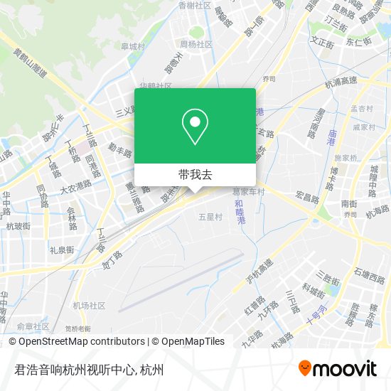 君浩音响杭州视听中心地图
