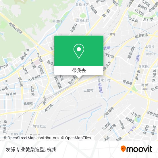 发缘专业烫染造型地图