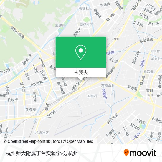 杭州师大附属丁兰实验学校地图