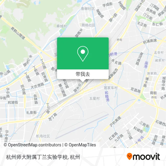 杭州师大附属丁兰实验学校地图