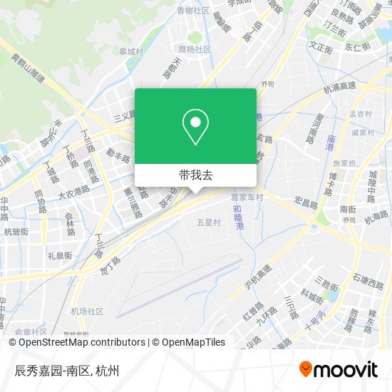 辰秀嘉园-南区地图