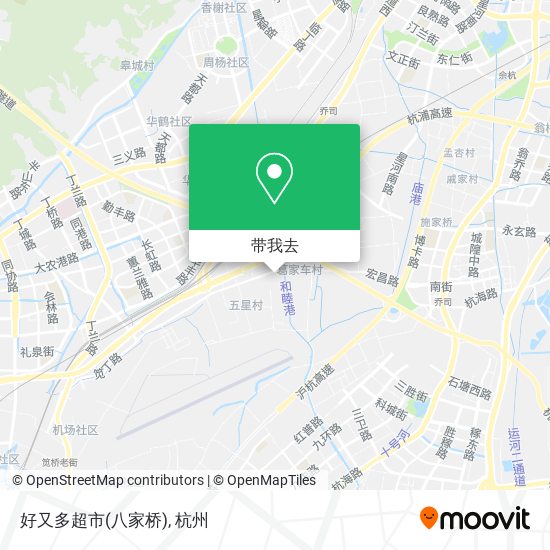 好又多超市(八家桥)地图