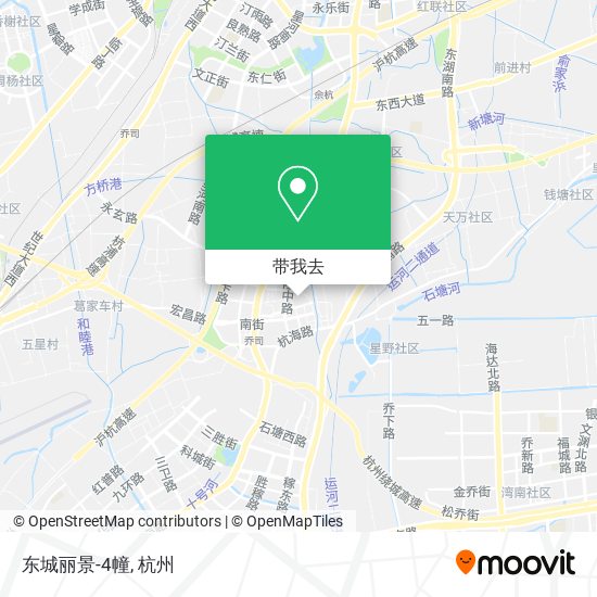 东城丽景-4幢地图