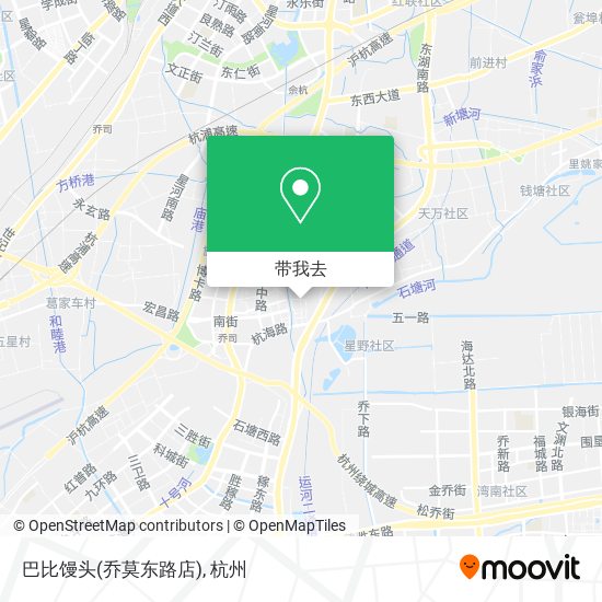 巴比馒头(乔莫东路店)地图
