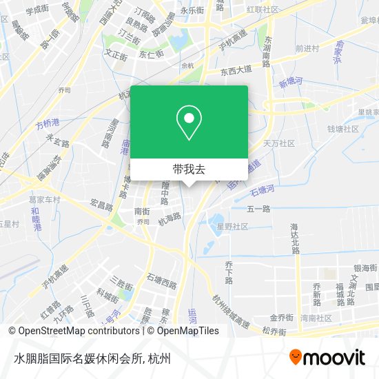 水胭脂国际名媛休闲会所地图
