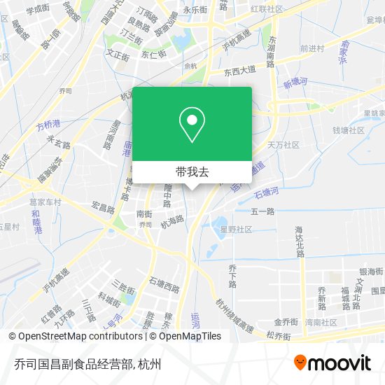 乔司国昌副食品经营部地图