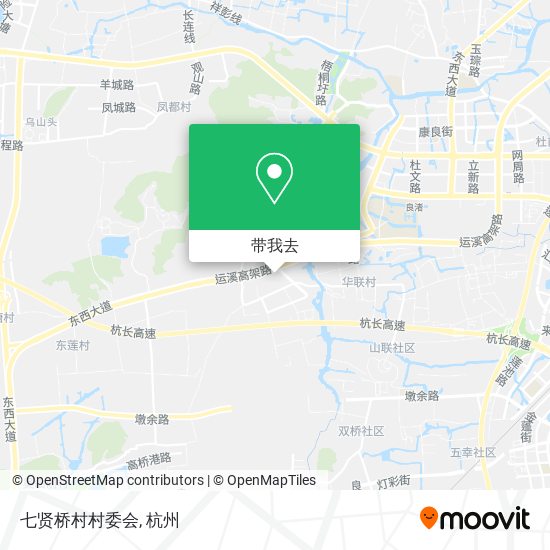 七贤桥村村委会地图