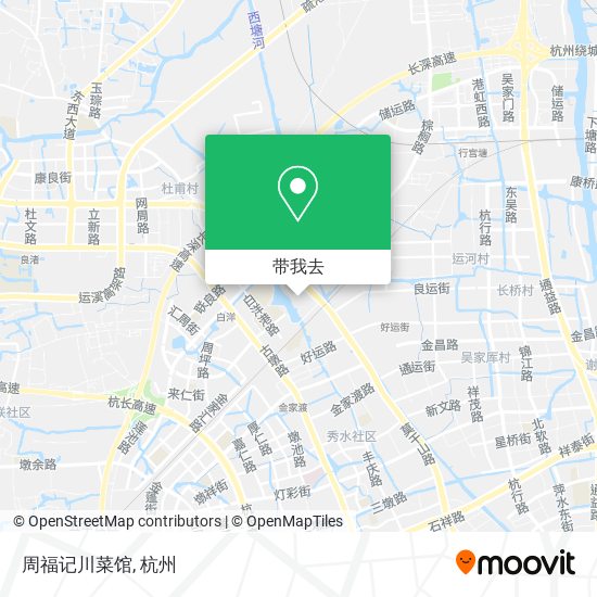 周福记川菜馆地图