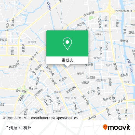 兰州拉面地图