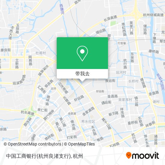 中国工商银行(杭州良渚支行)地图