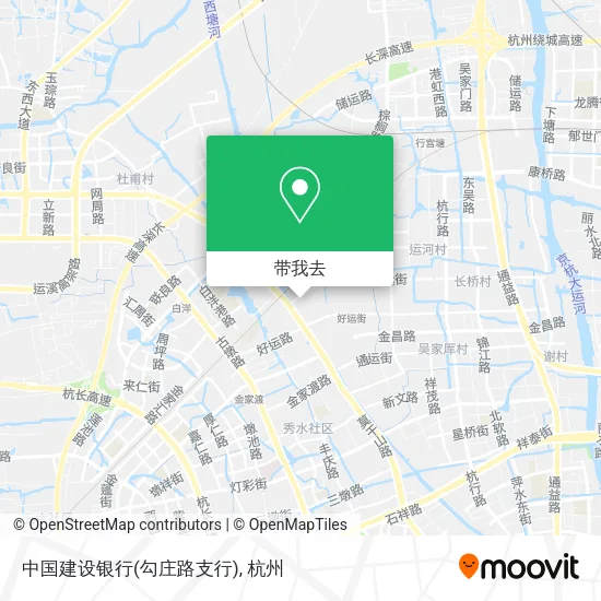 中国建设银行(勾庄路支行)地图