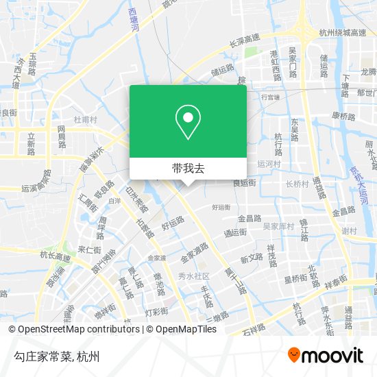 勾庄家常菜地图