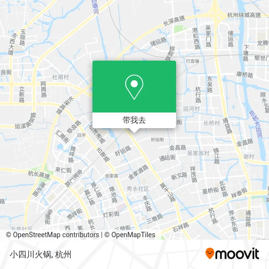 小四川火锅地图