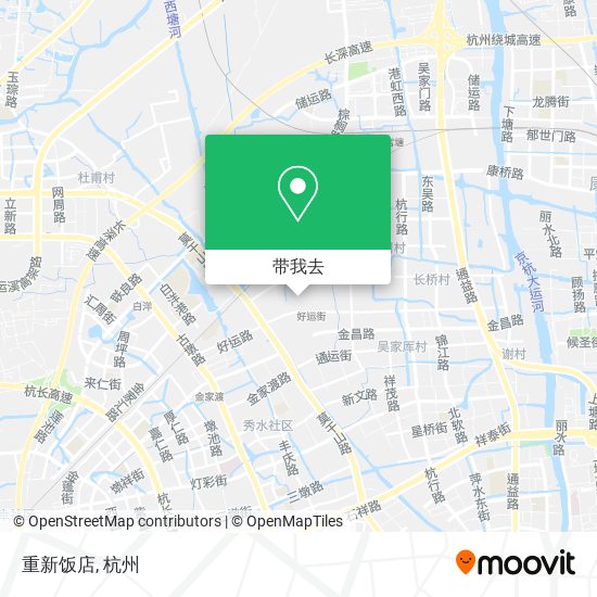 重新饭店地图