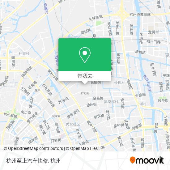 杭州至上汽车快修地图