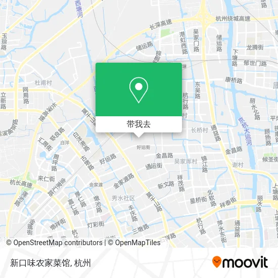 新口味农家菜馆地图