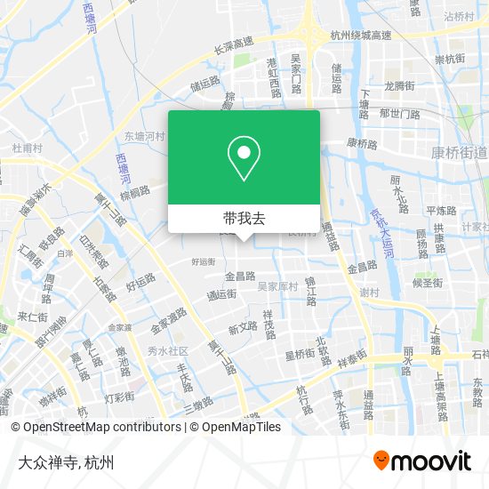 大众禅寺地图