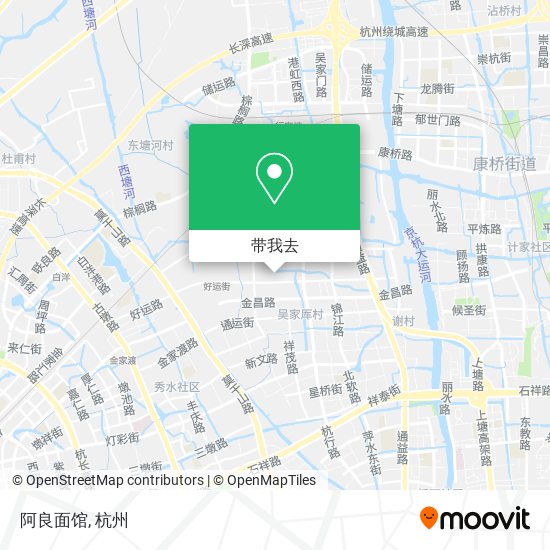 阿良面馆地图
