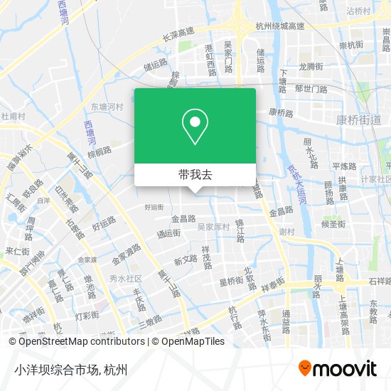 小洋坝综合市场地图