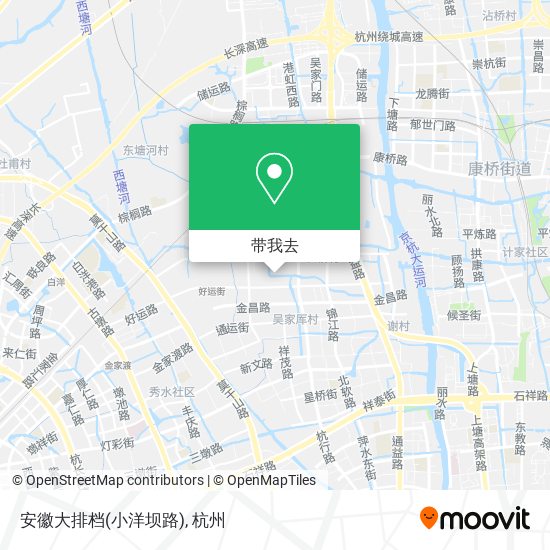 安徽大排档(小洋坝路)地图