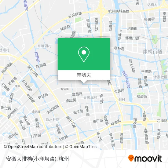 安徽大排档(小洋坝路)地图