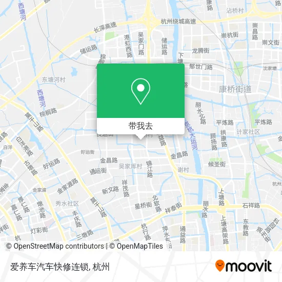 爱养车汽车快修连锁地图